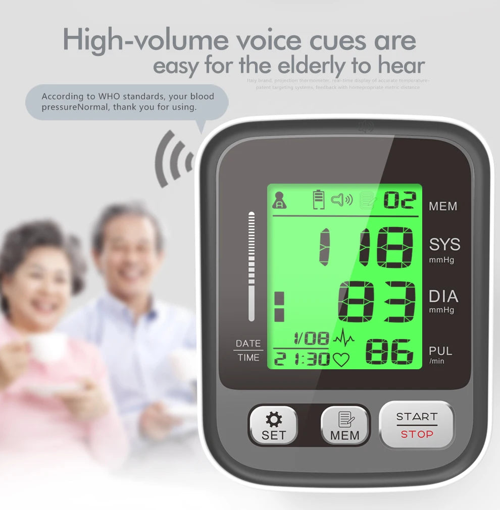 KIUZOU Upper Arm Automatic Blood Pressure Monitor