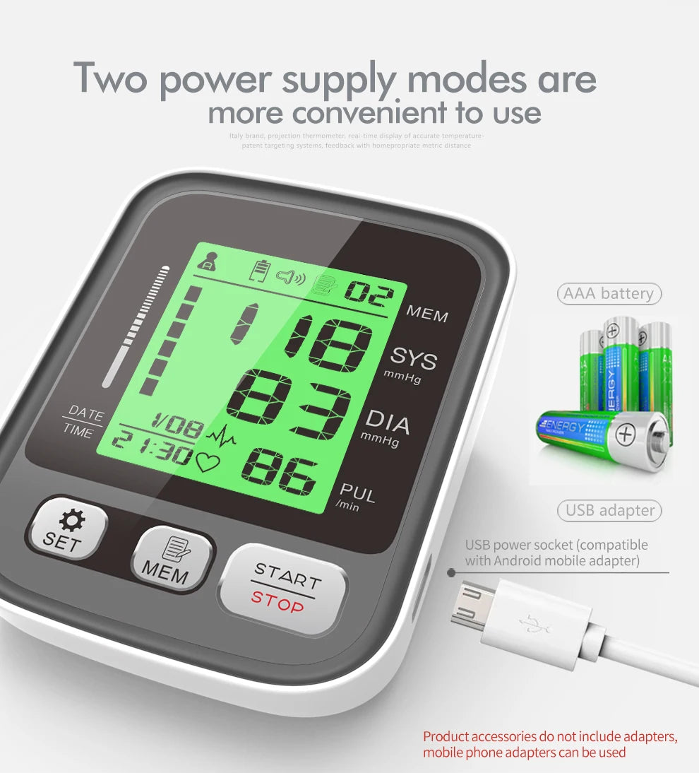 KIUZOU Upper Arm Automatic Blood Pressure Monitor