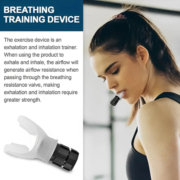 Portable Lung Exerciser – Adjustable Breathing Trainer
