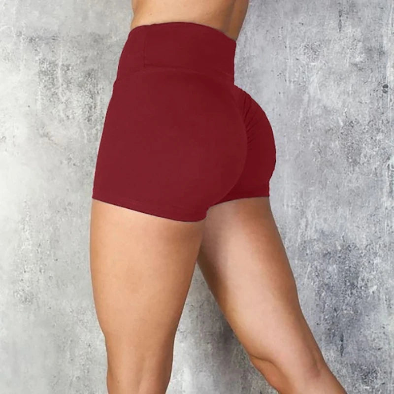 Women’s High Waist Yoga Shorts - Fitness & Running