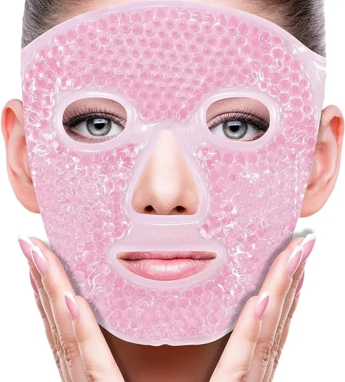 SPA Full Face Eye Mask - Hot & Cold Gel Compress for Face Puff & Dark Circles