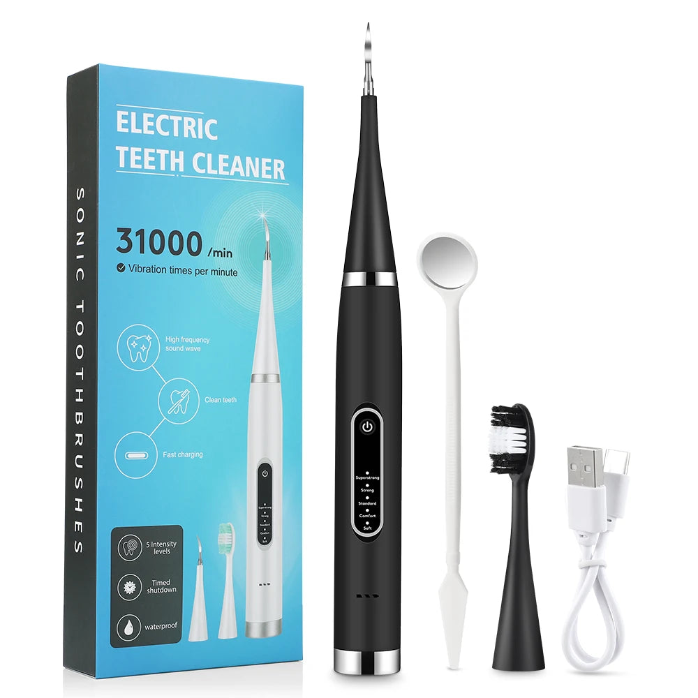 Ultrasound Electric Toothbrush - USB Waterproof, Multi-Function Oral Care