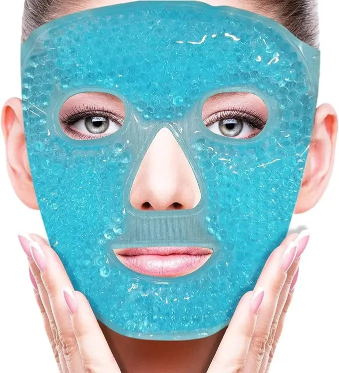 SPA Full Face Eye Mask - Hot & Cold Gel Compress for Face Puff & Dark Circles