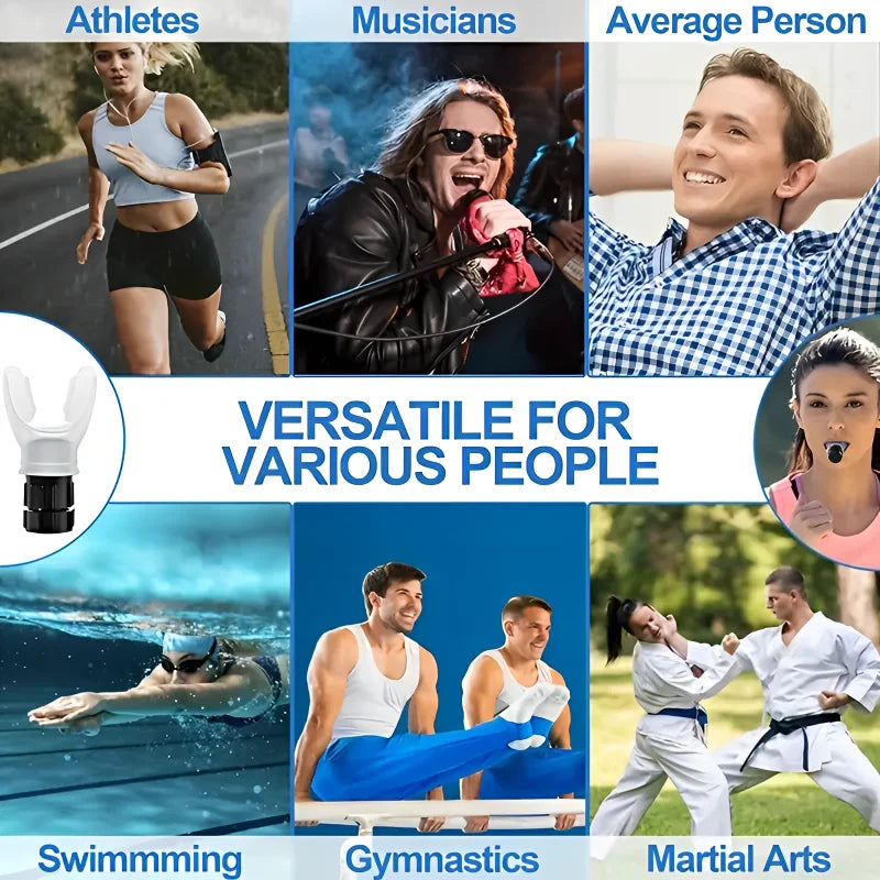 Portable Lung Exerciser – Adjustable Breathing Trainer