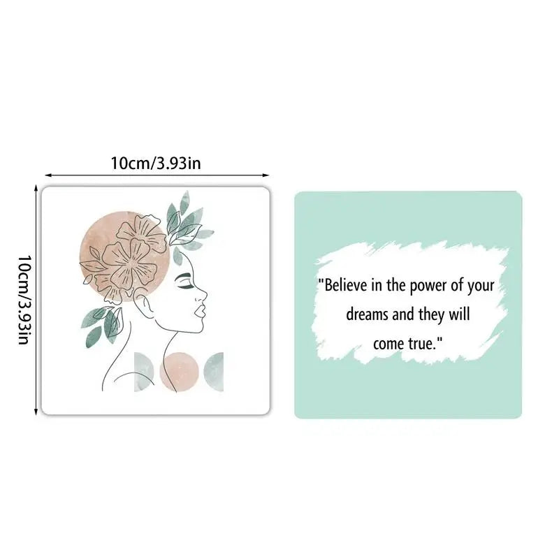 Daily Affirmation Cards for Stress Relief & Meditation