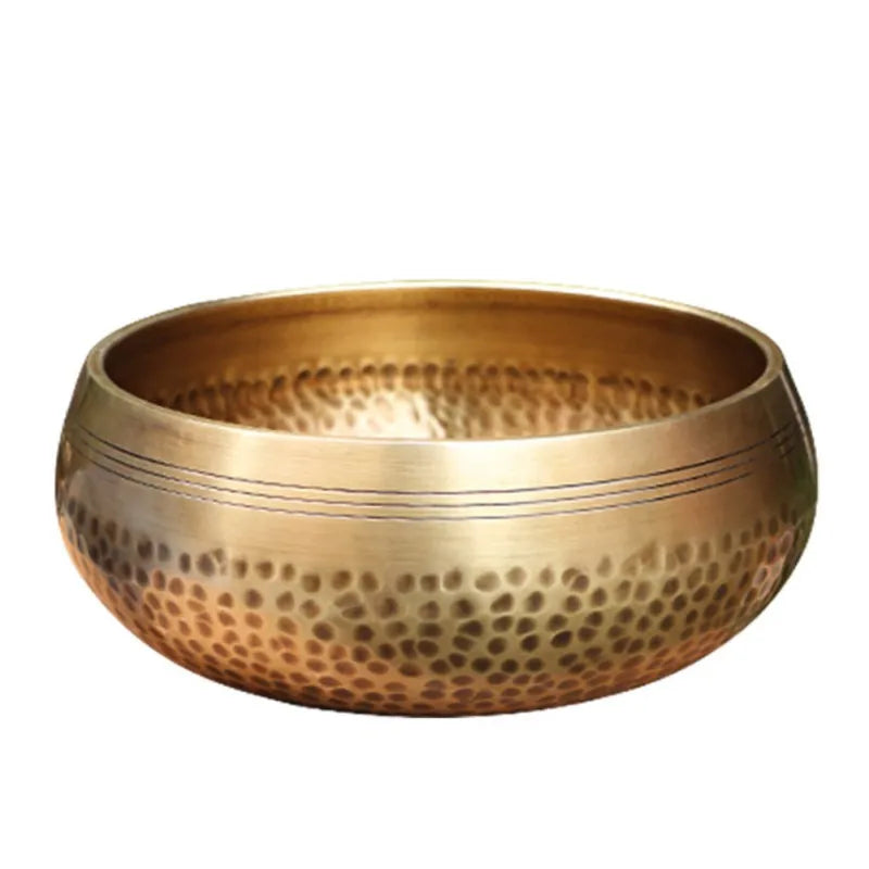 8cm Handmade Buddha Sound Bowl – Brass Tibetan Singing Bowl