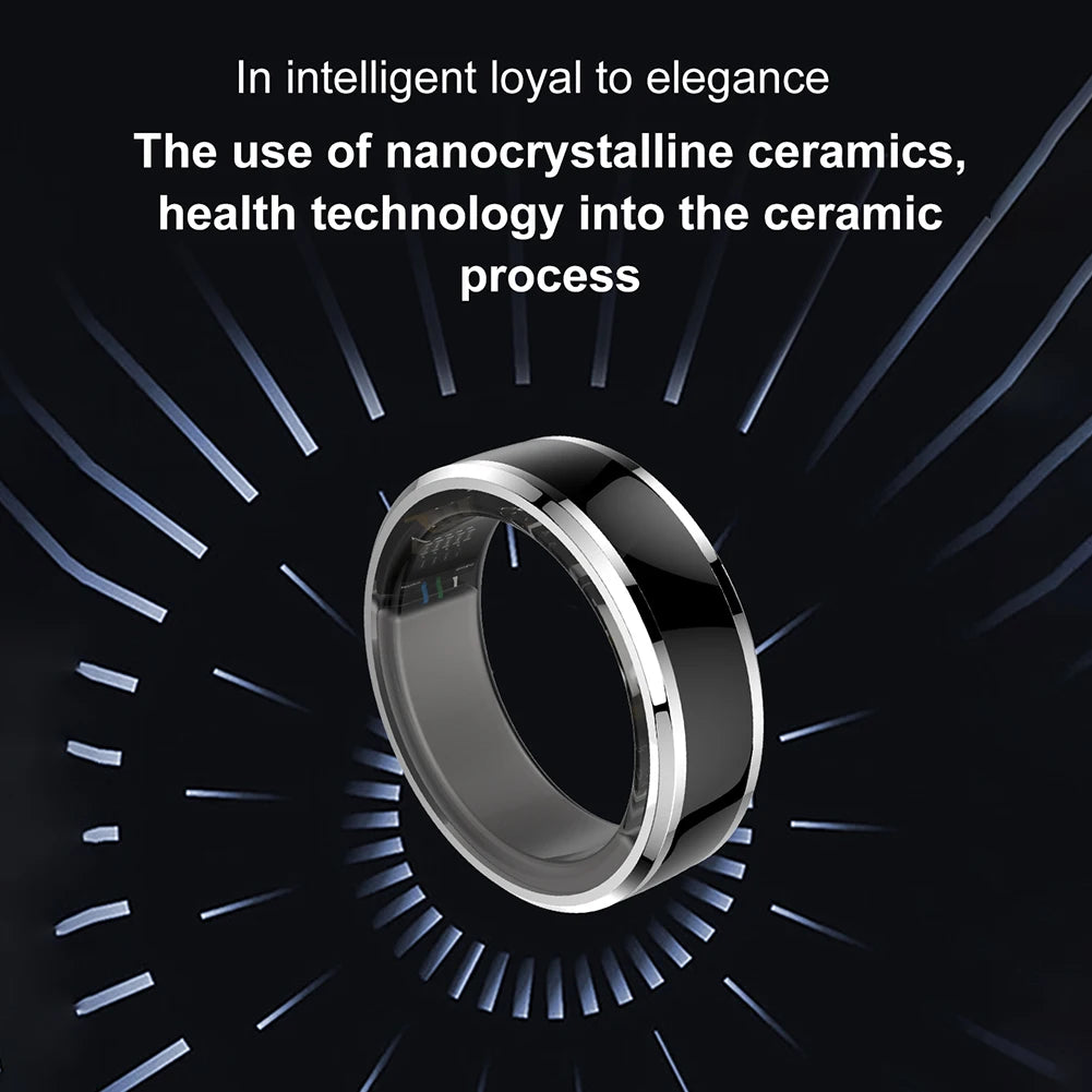 Smart Ceramic Health Fitness Tracker Ring