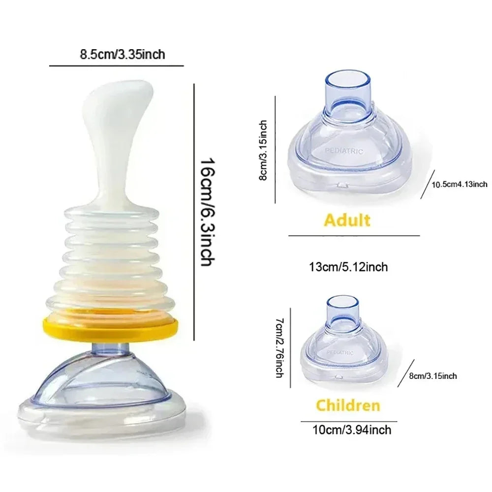Portable First Aid Choking Device