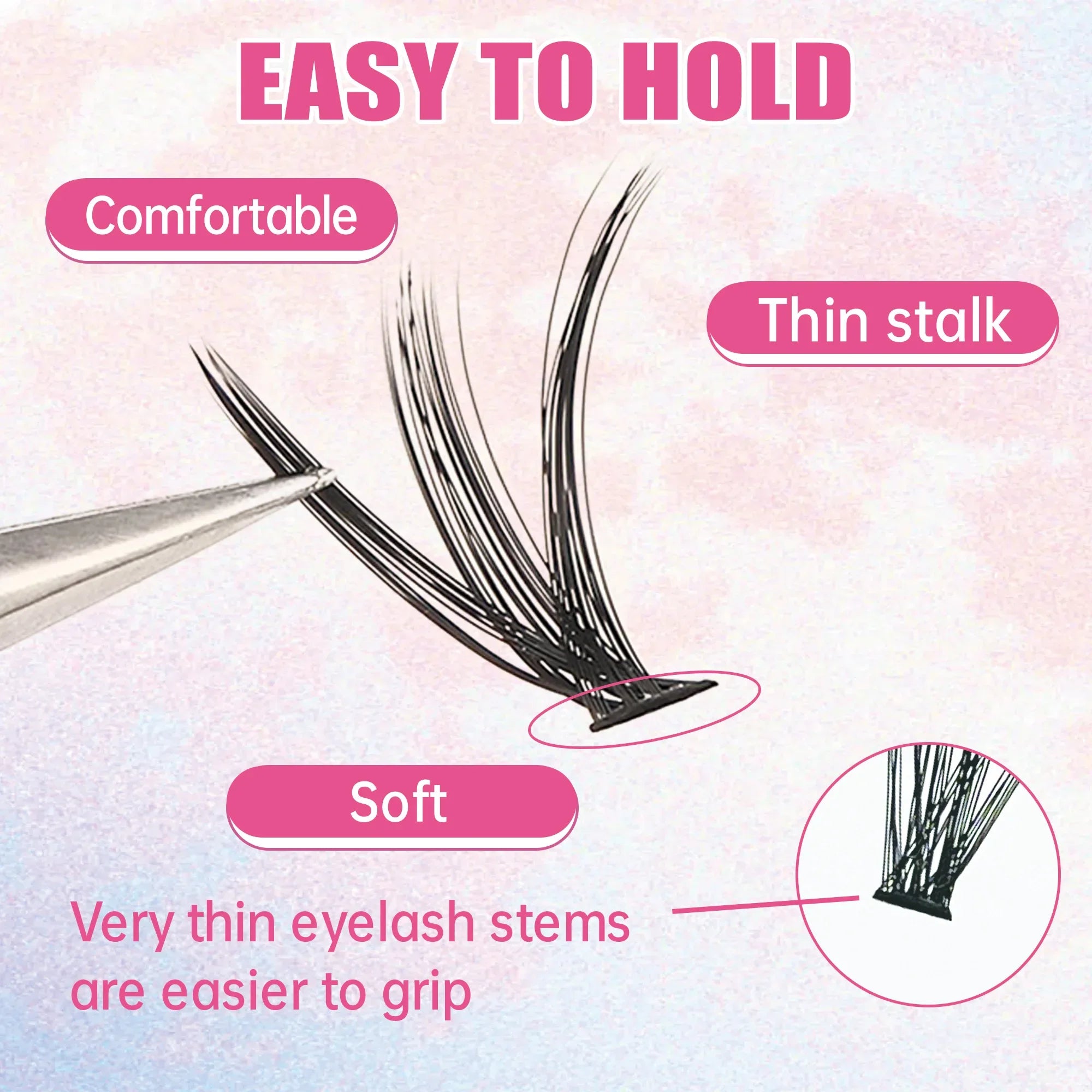 DIY Lashes Extension kit for gluing  Lashes Gluing Glue  Accessories