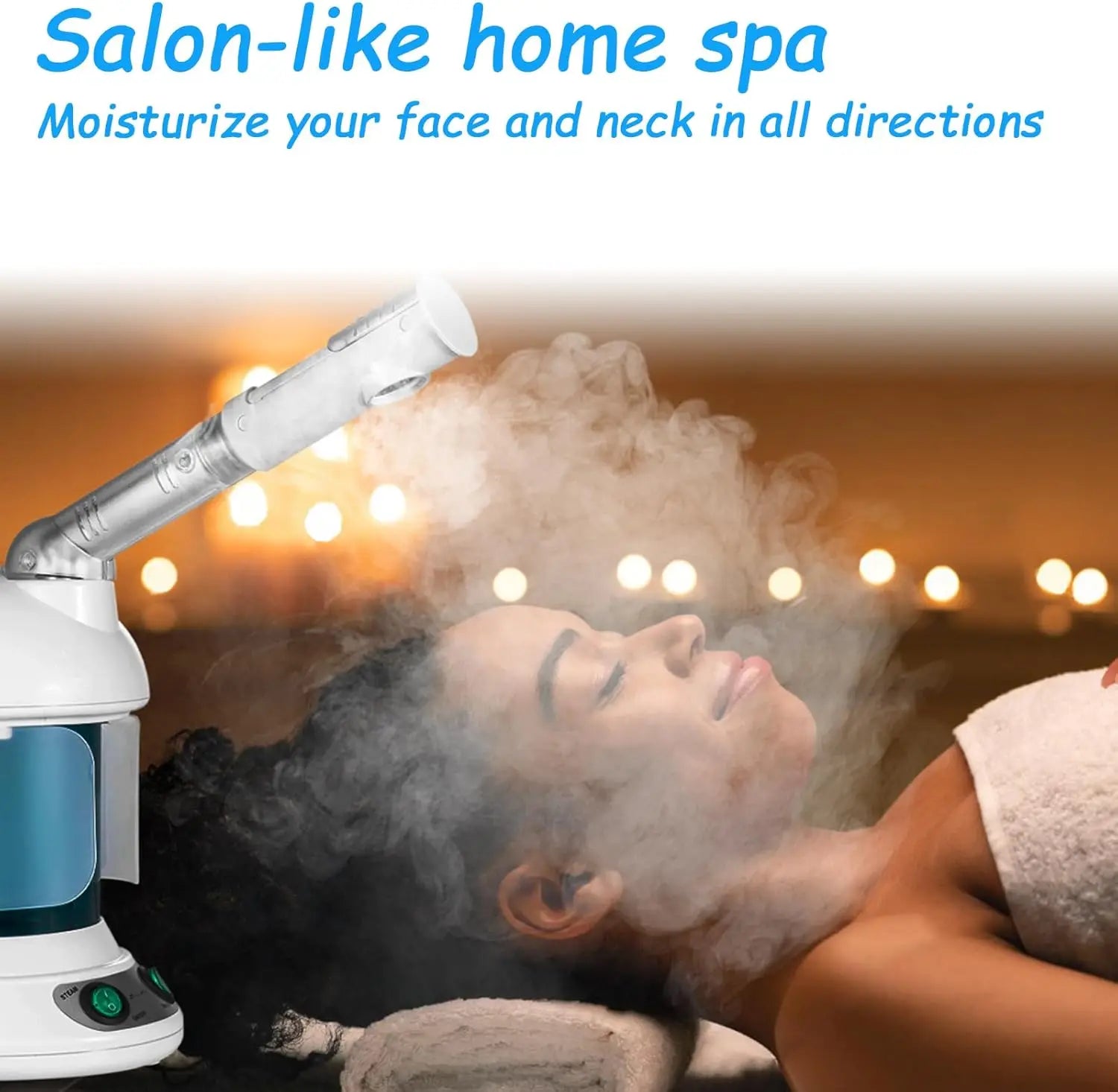 Facial Steamer Nano Ionic Mini Spa 360° Rotatable