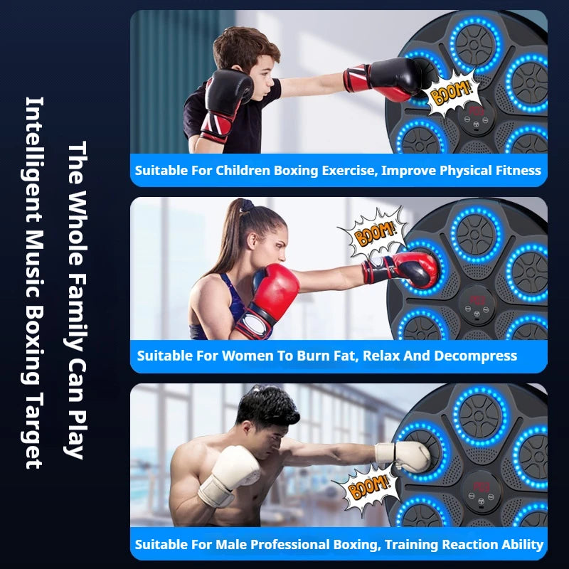 Smart Bluetooth Wall-Mounted Music Boxing Trainer