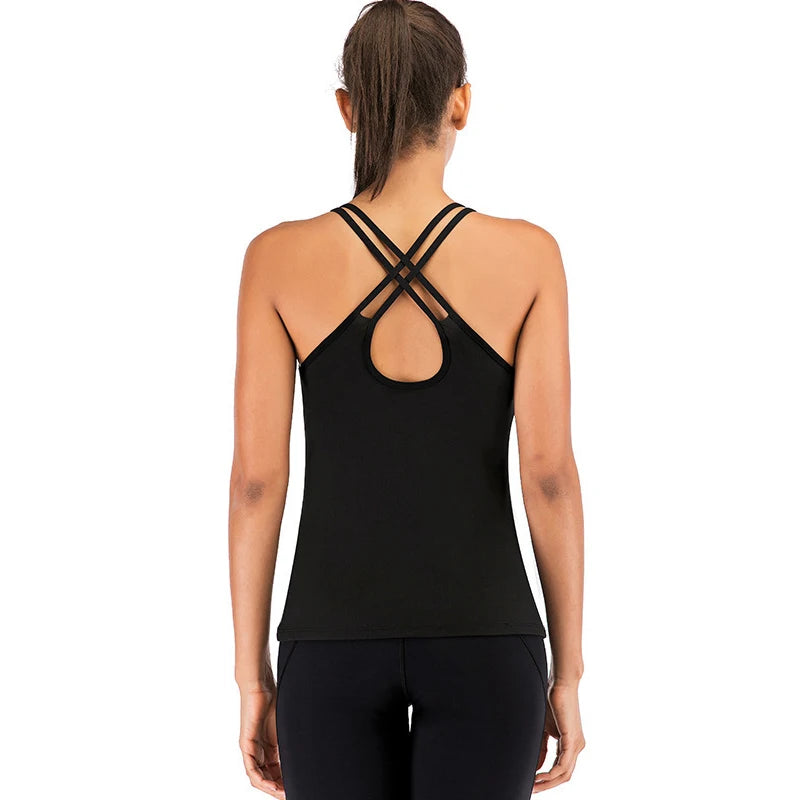 Women's Open Back Yoga Tank Top