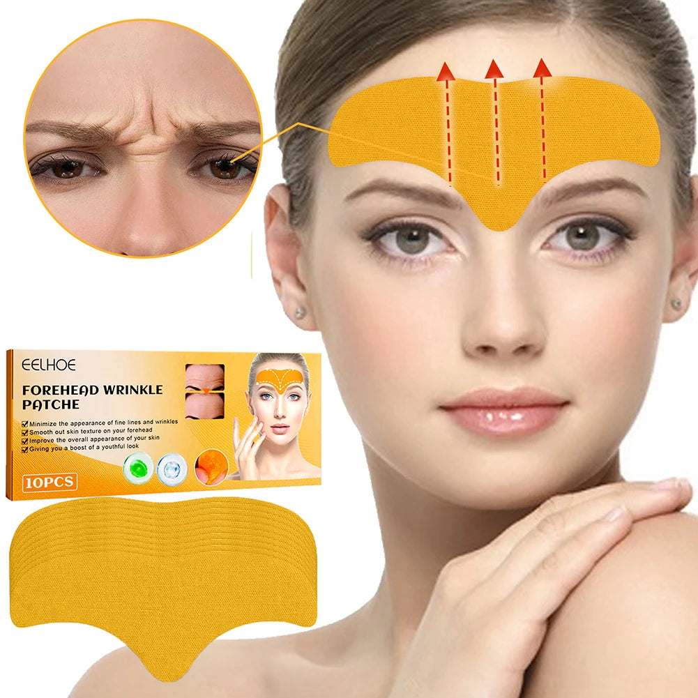 10pcs Anti-Wrinkle Forehead Patches