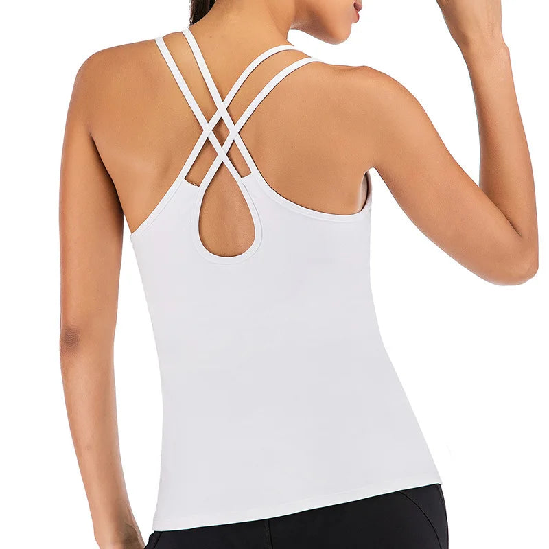 Women's Open Back Yoga Tank Top