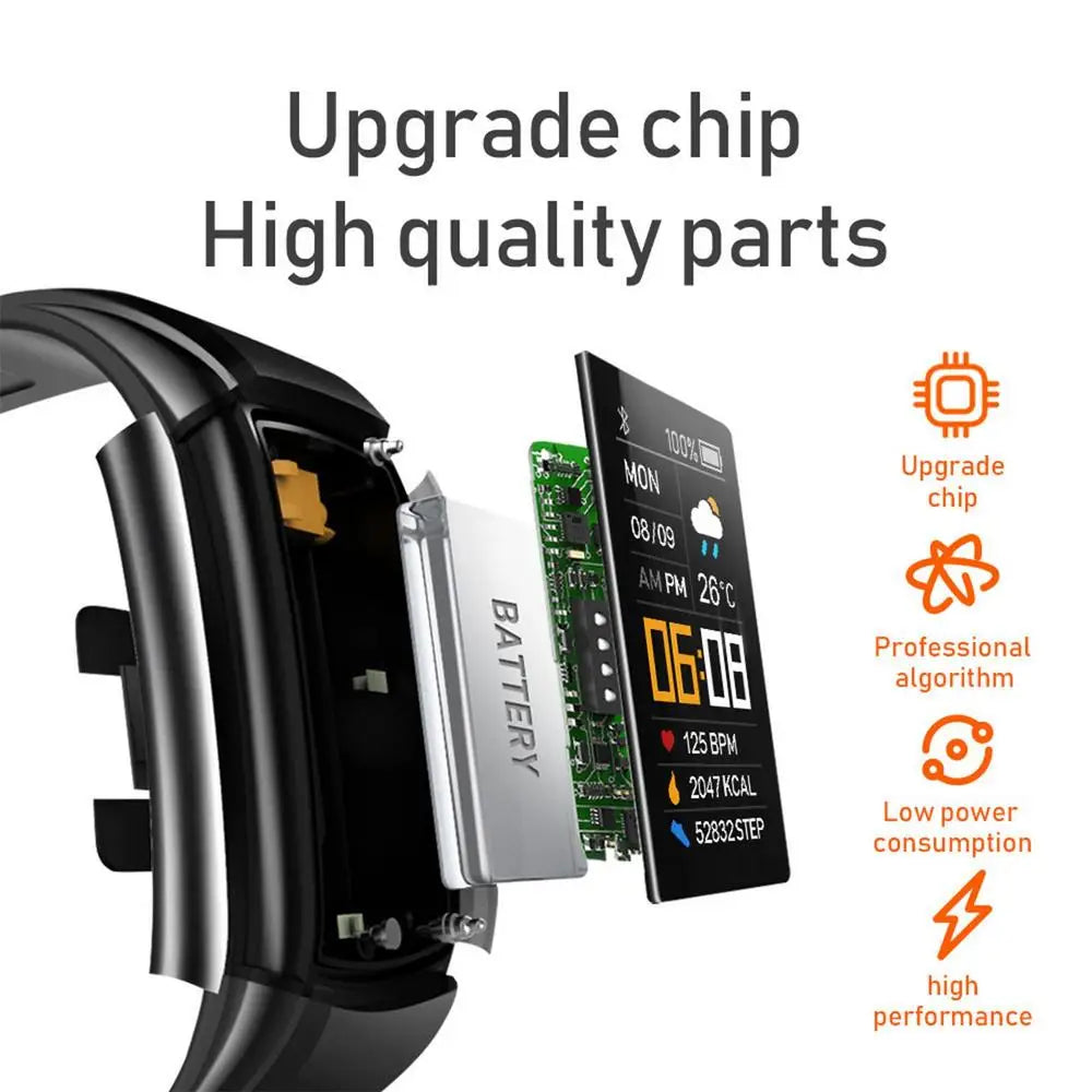 Blood Pressure & Blood Oxygen Monitor Smartwatch with IP67 Waterproof