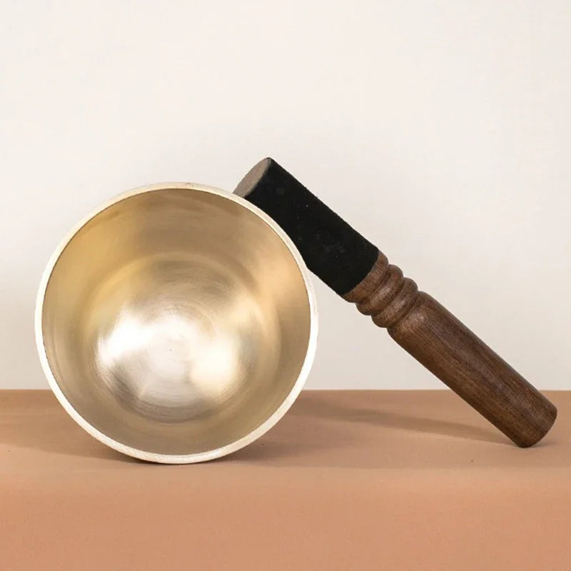 Handmade Tibetan Singing Bowl Set for Meditation & Healing