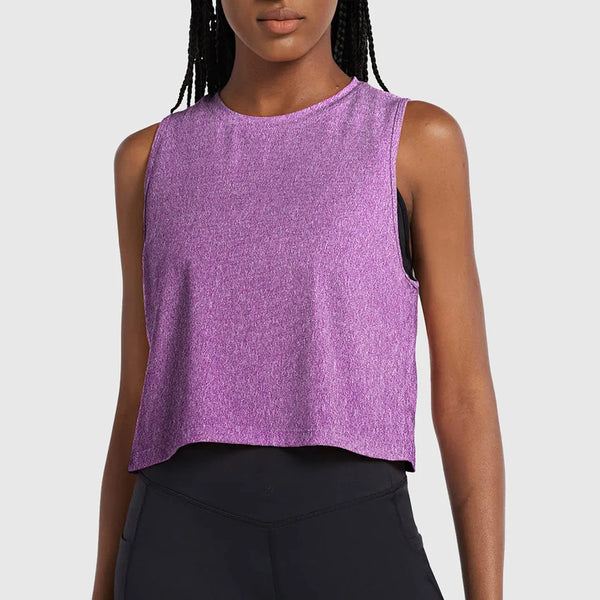 Summer Sexy Crop Top Sport Fitness Yoga Tank Top for Women