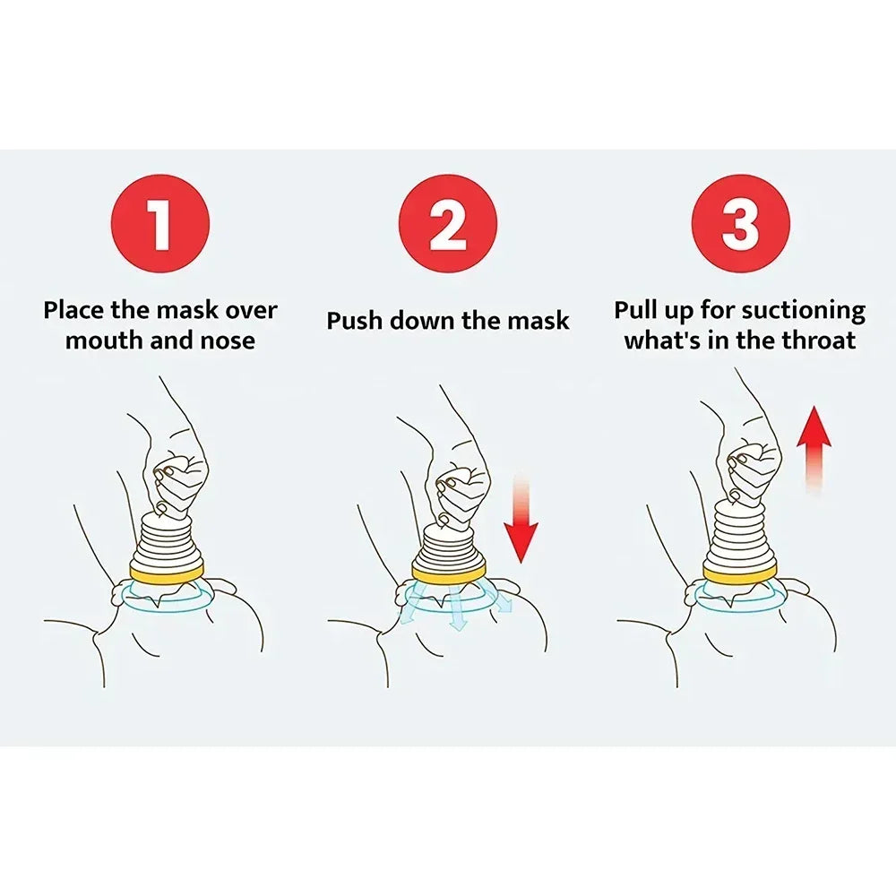 Portable First Aid Choking Device