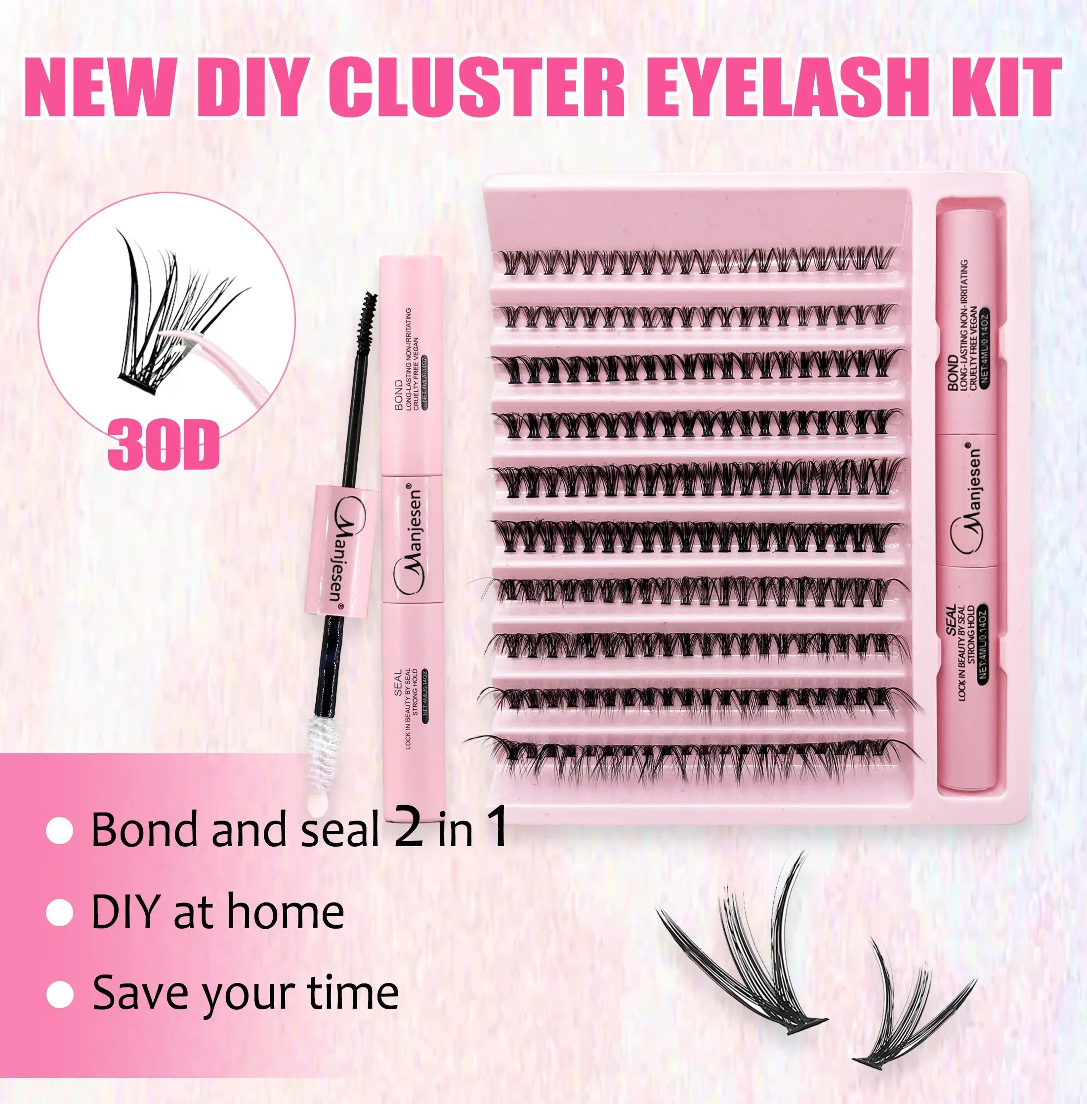 DIY Lashes Extension kit for gluing  Lashes Gluing Glue  Accessories
