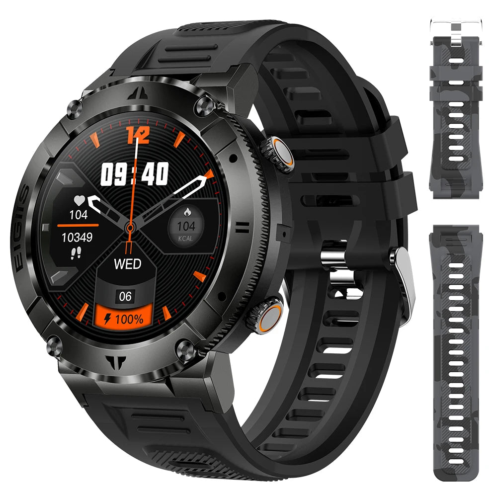 LaNikar Smart Watch Men - Bluetooth Call & Fitness Tracker