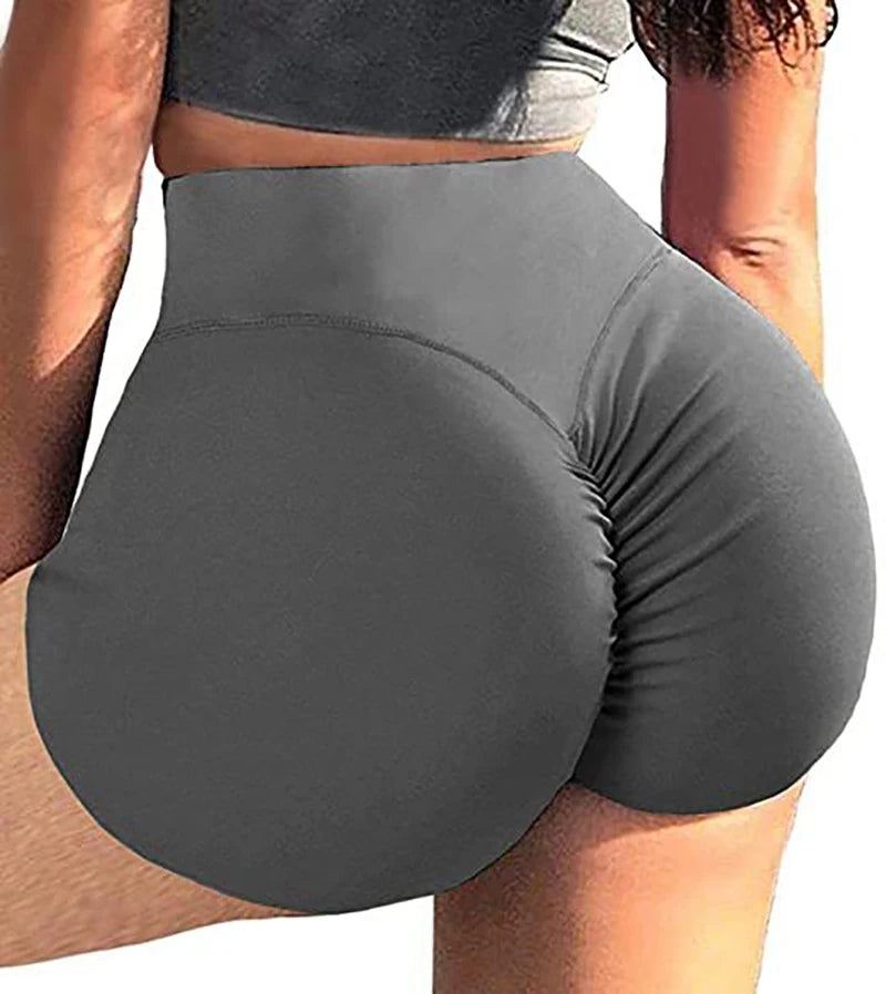 Women’s High Waist Yoga Shorts - Fitness & Running