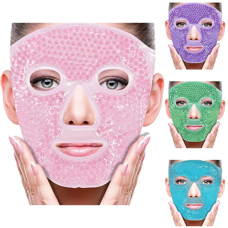 SPA Full Face Eye Mask - Hot & Cold Gel Compress for Face Puff & Dark Circles