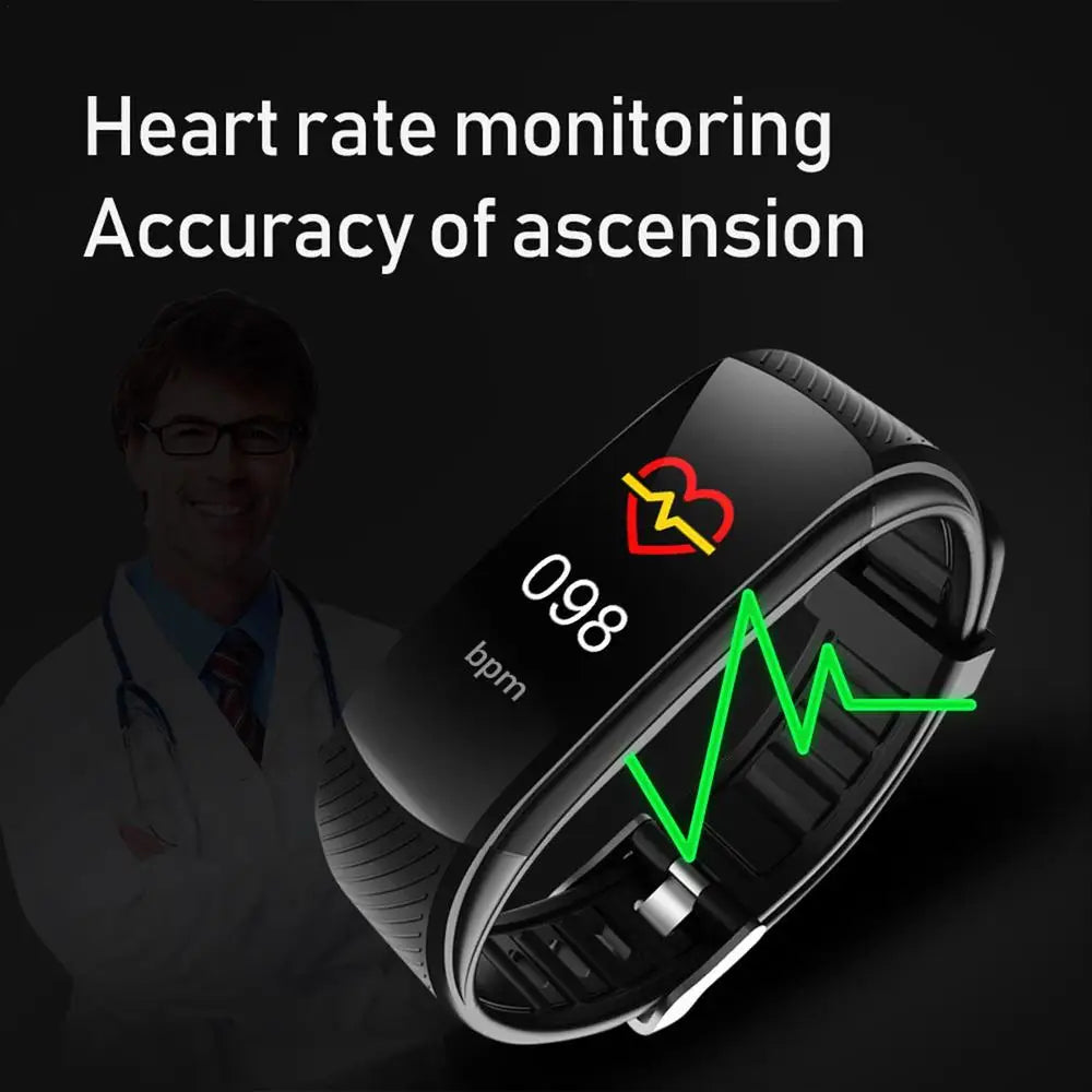 Blood Pressure & Blood Oxygen Monitor Smartwatch with IP67 Waterproof