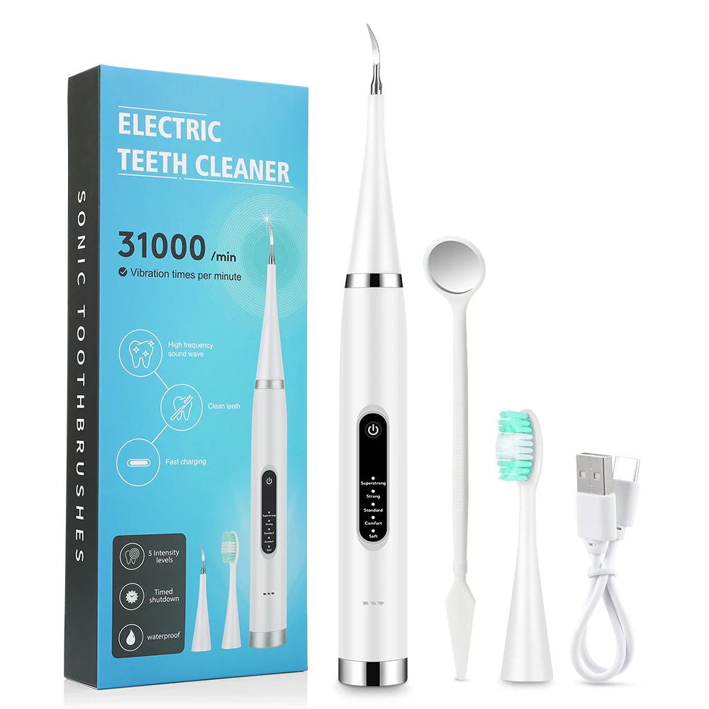 Ultrasound Electric Toothbrush - USB Waterproof, Multi-Function Oral Care