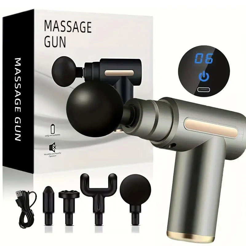 Mini Portable Fascia Massage Gun – Deep Muscle Relaxation & Recovery