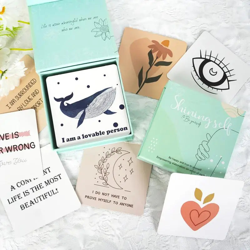 Daily Affirmation Cards for Stress Relief & Meditation