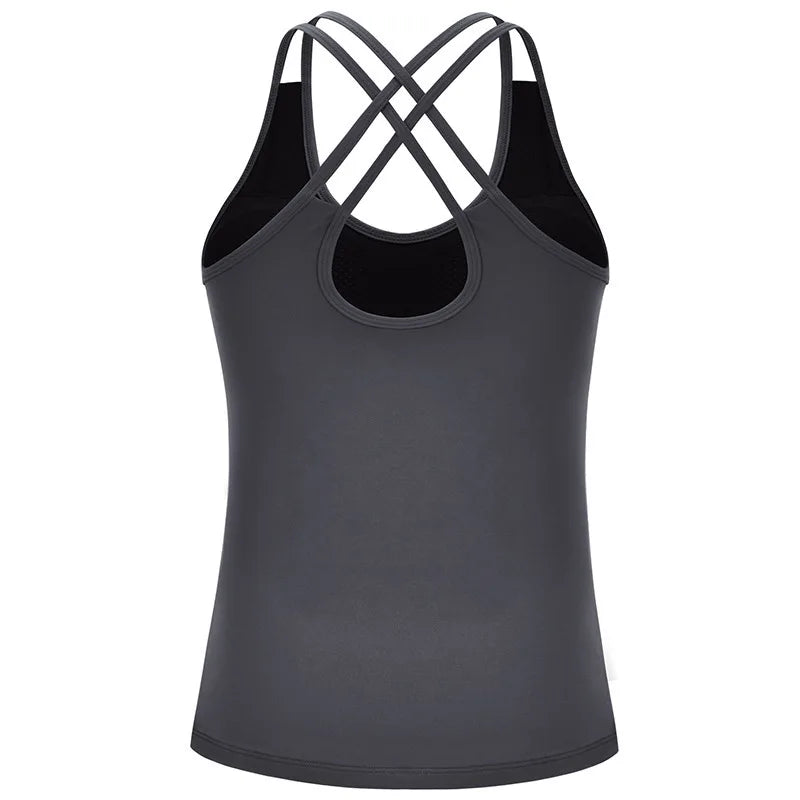 Women's Open Back Yoga Tank Top