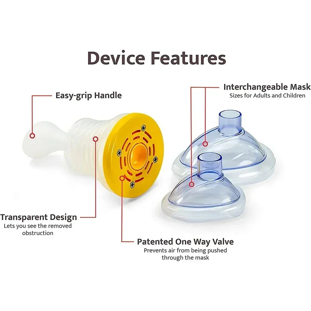 Portable First Aid Choking Device