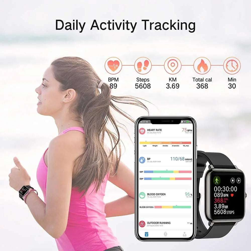 Nerunsa Smart Watch 1.4" Fitness Tracker