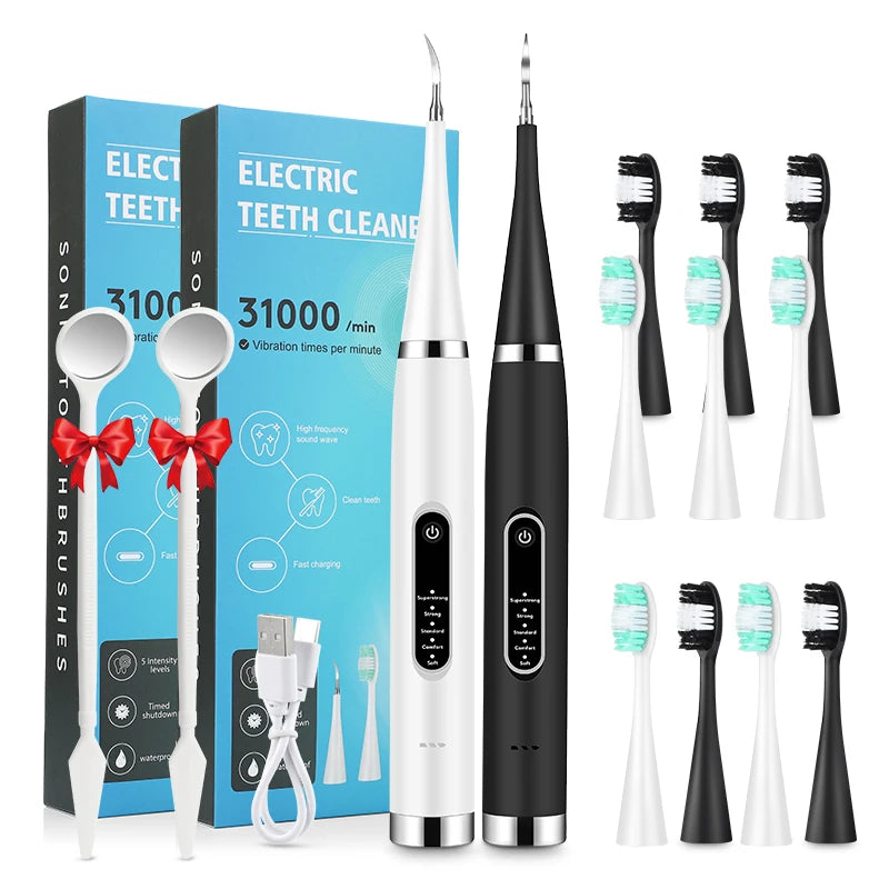 Ultrasound Electric Toothbrush - USB Waterproof, Multi-Function Oral Care