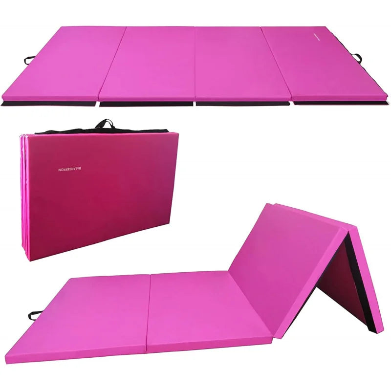 Folding Gymnastics Tumbling Mat – 4' x 10' x 2'