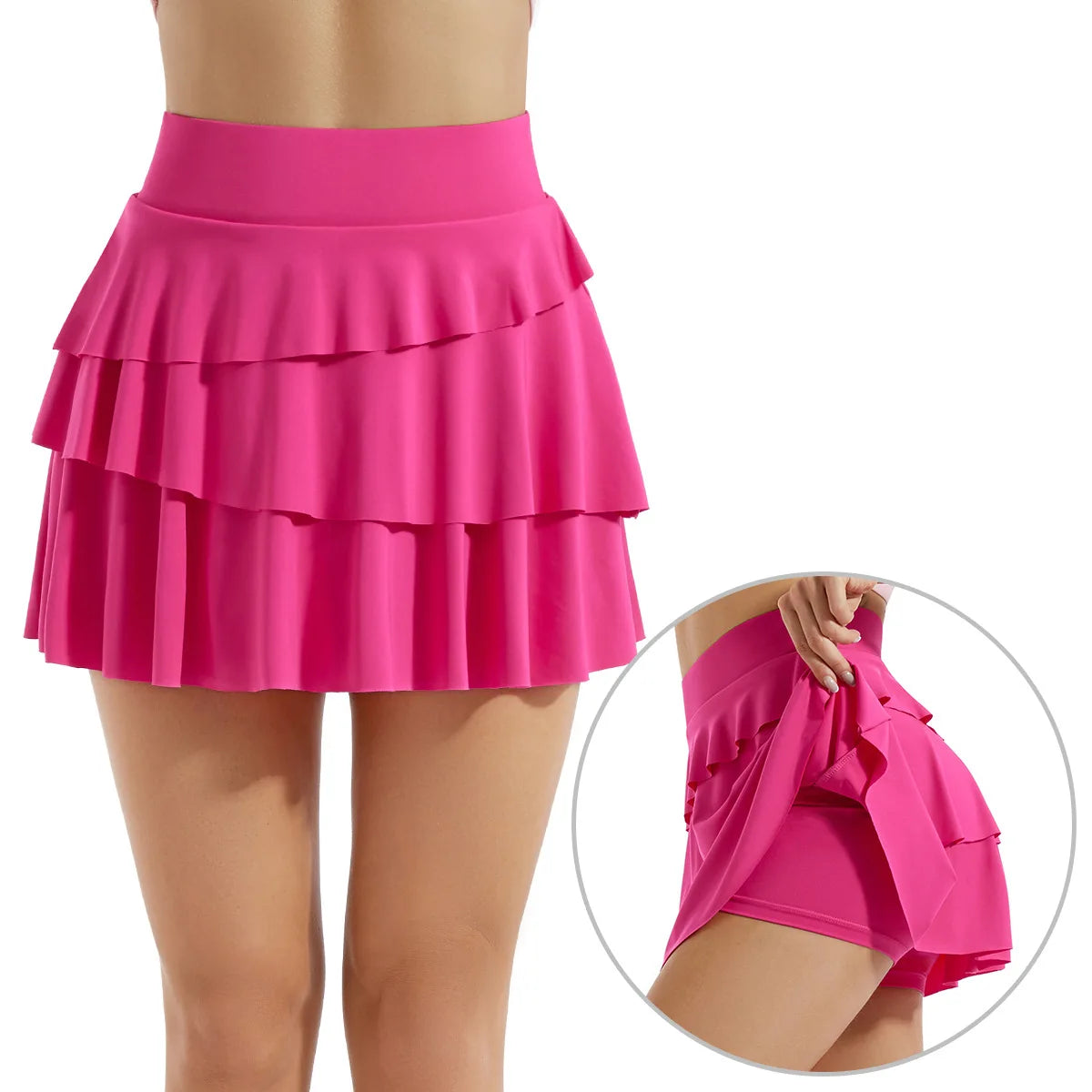 Athletic Sports Skirt & Inner Short