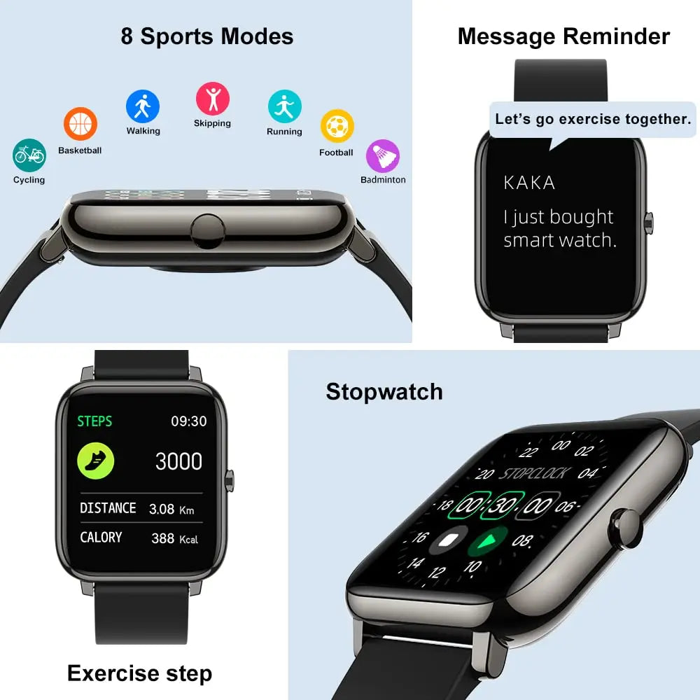 Nerunsa Smart Watch 1.4" Fitness Tracker