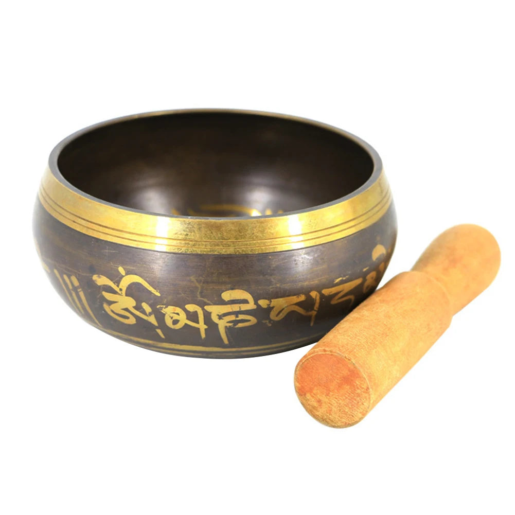 Buddha Sound Bowl Tibetan Singing Bowl with Striker