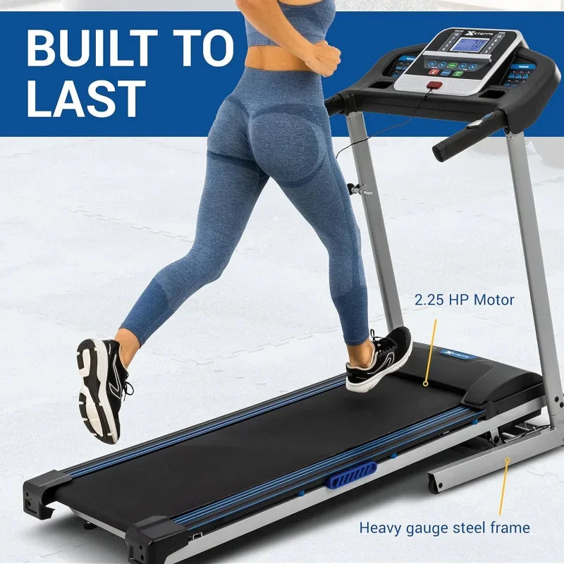 Fitness Premium Folding Smart Treadmill, Compact Design