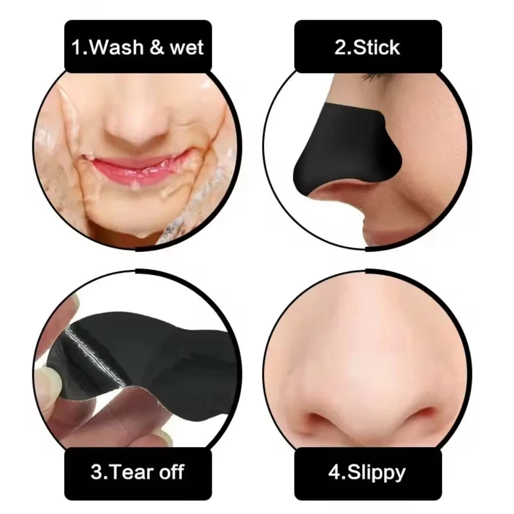 10/50/100PCS Facial Blackhead Removal Stickers – Deep Cleansing & Pore Care