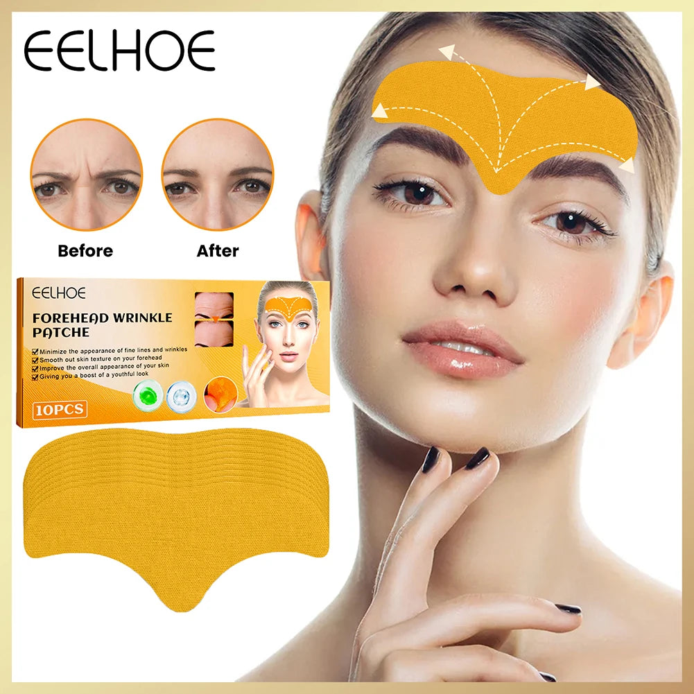 10pcs Anti-Wrinkle Forehead Patches