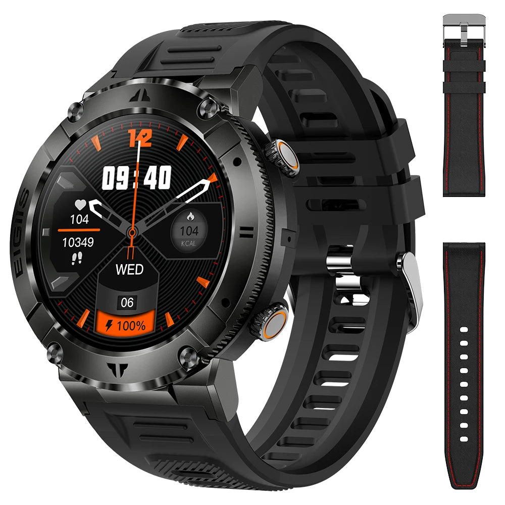 LaNikar Smart Watch Men - Bluetooth Call & Fitness Tracker