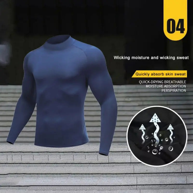 Men’s Compression Long Sleeve Running Shirt