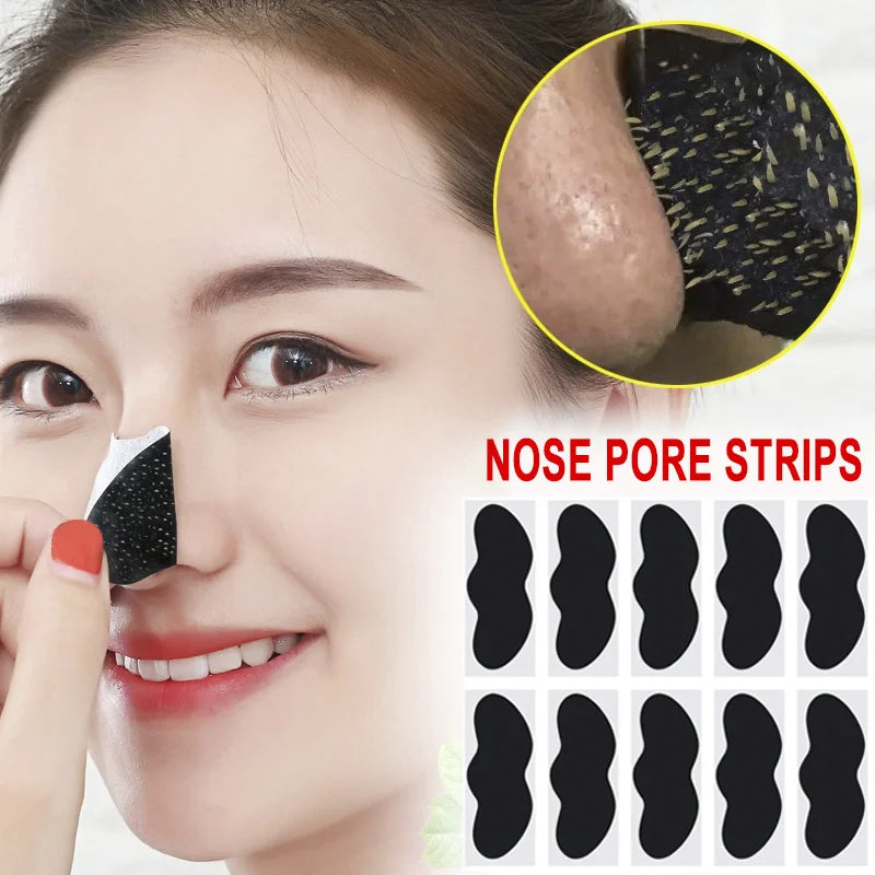 10/50/100PCS Facial Blackhead Removal Stickers – Deep Cleansing & Pore Care