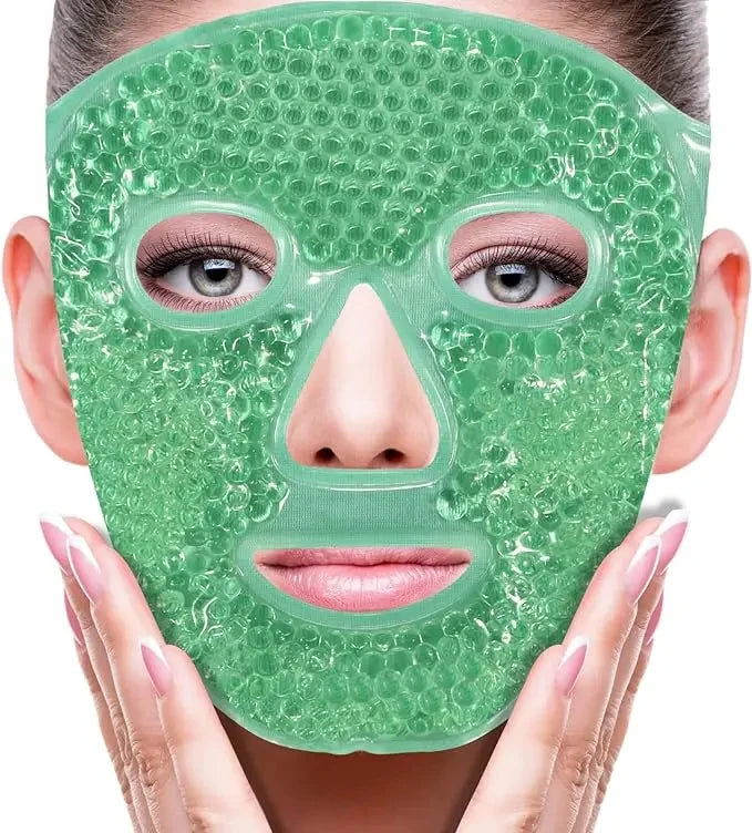 SPA Full Face Eye Mask - Hot & Cold Gel Compress for Face Puff & Dark Circles