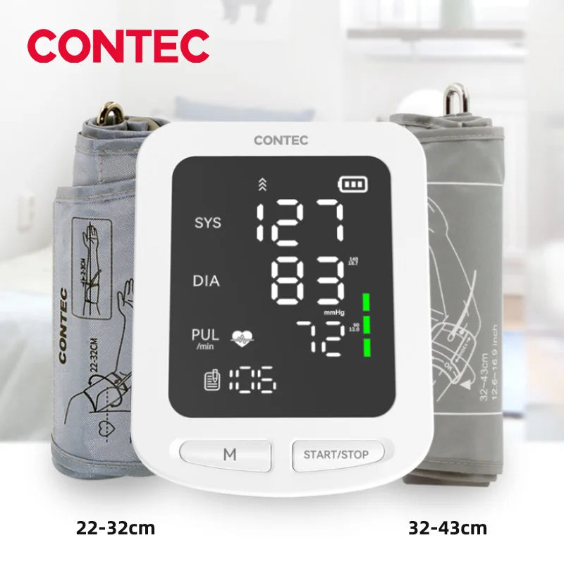 CONTEC Portable Digital Blood Pressure Monitor BP - 08C/08E